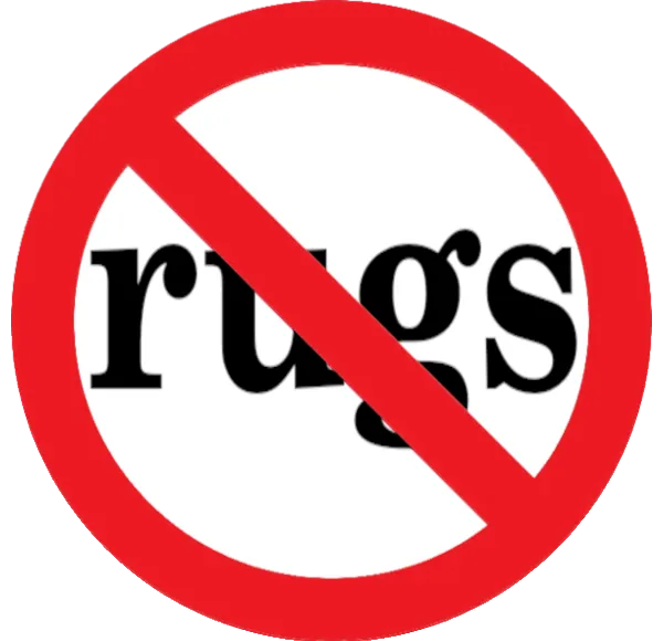 Say NO to Rugs!